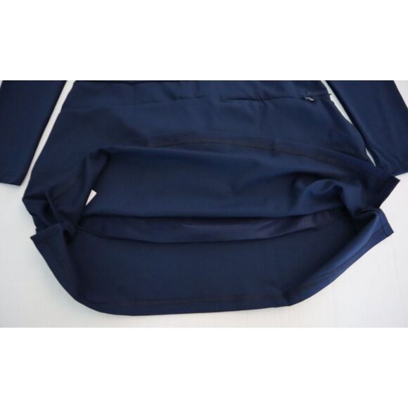 adidas HS8959 Women's Sz M Collegiate Navy Blue L/S Golf Dress w/Shorts - Picture 14 of 16